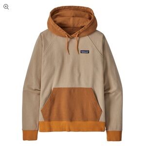 Patagonia Tan and Brown Hoodie